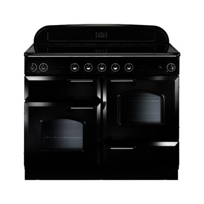 Rangemaster Classic 110 Electric - 87510 Range Cooker with Induction Hob in Black with Chrome Trim Rangemaster Classic 110 Electric - 87510 Range Cooker with Induction Hob in Black with Chrome Trim